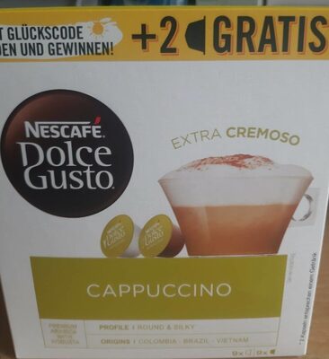 Dolche Gusto Cappuccino front packaging