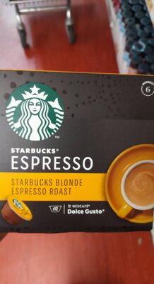 Starbucks blonde espresso roast Dolce gusto