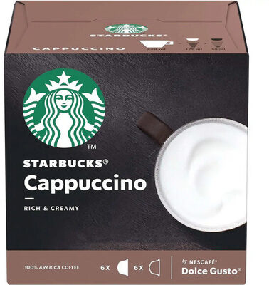Cappuccino Em Cápsula Starbucks Caixa 120g 12 Unidades