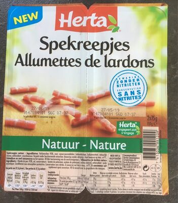 Allumettes lardon sans nitrite