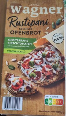 Rustipani, kerniges Ofenbrot, mediterrane Kirschtomaten