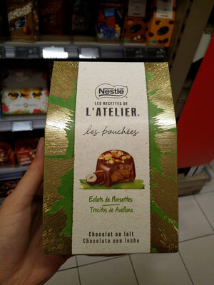 L'ATELIER bouchées praliné front packaging