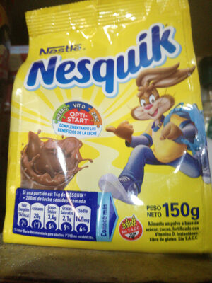 Nesquik front packaging