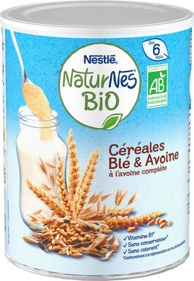 NATURNES BIO céréales blé et avoine