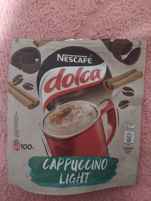Nescafé Dolca capuchino light front packaging