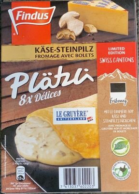 Plätzli Délice Fromage avec Bolets Limited Edition front packaging