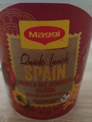 Quick lunch front packaging