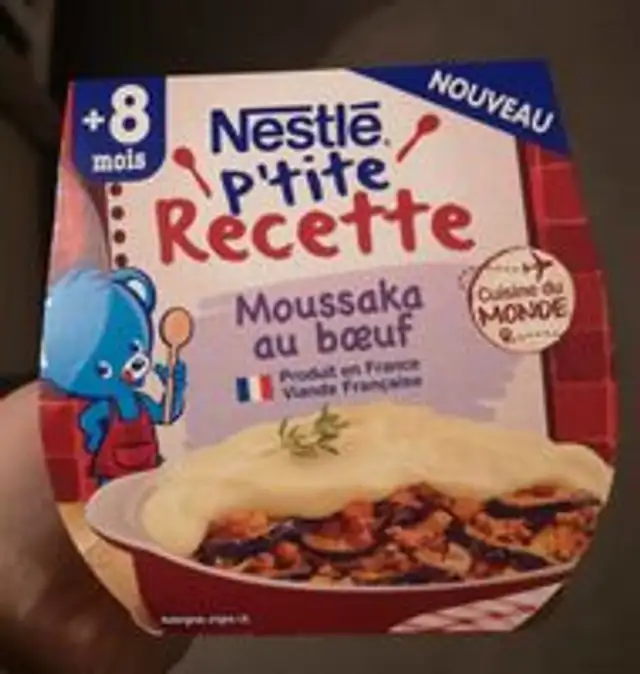 Nestlé petite recette moussaka de bœuf