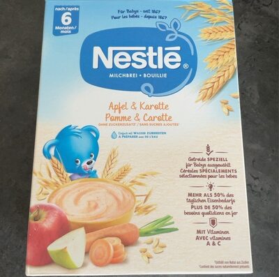 Bouillie pomme & carotte