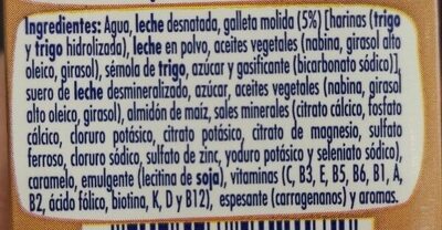 Crecimiento Junior +1 Año con Galleta María ingredients label