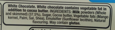 Milkybar imp ingredients label