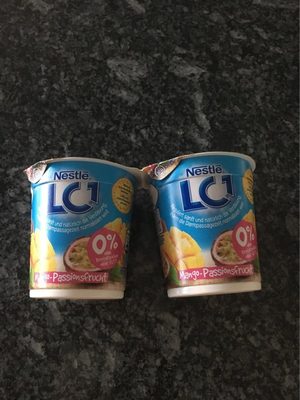 LC1 Lean sweet yogurt with mango, passion fruit juice