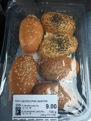 Minis sandwichs assortis