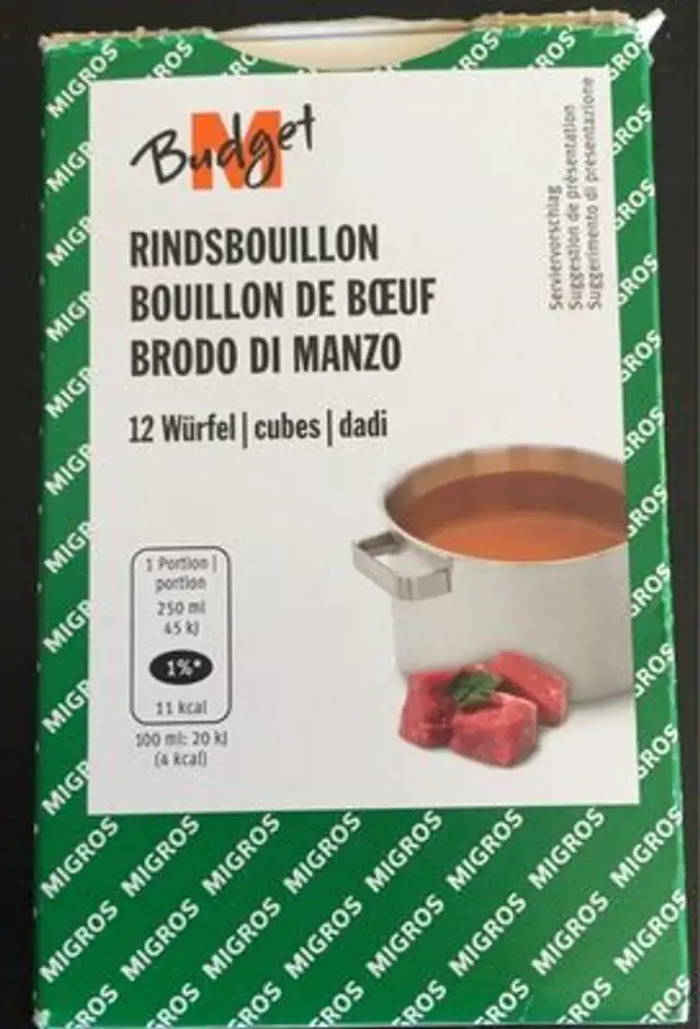 Rindsbouillon front packaging