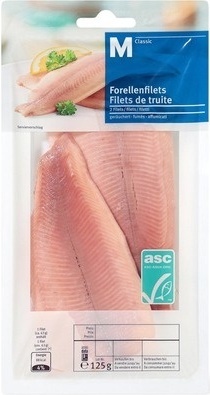 Trout fillets