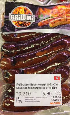 Grill Mi Friborg sausage grill-cipo