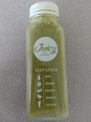 Juicy: pear, orange, banana, spinach, celeriac