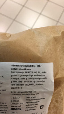 Hummus Tomato Sandwich nutrition facts table