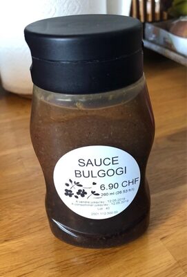 Sauce bulgogi front packaging
