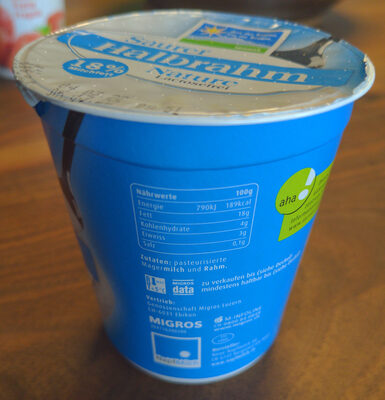 Sauter Halbrahm Lactosefrei