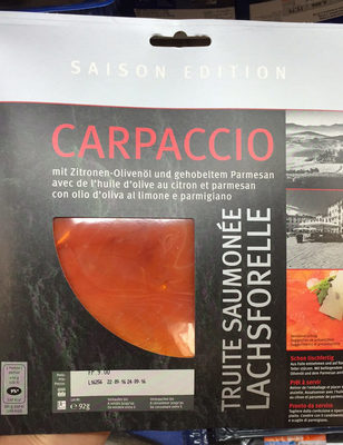 Carpaccio front packaging