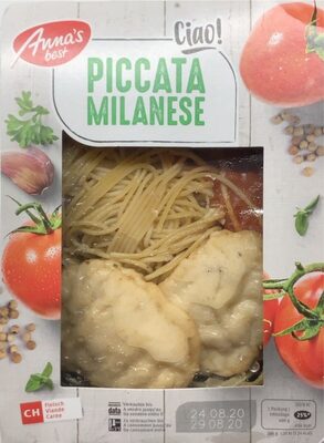 Milanese piccata of turkey