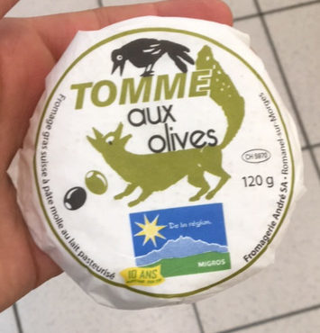 Tomme aux olives