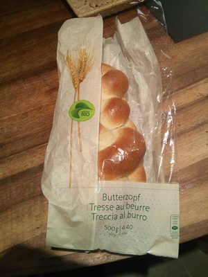 Tresse au beurre front packaging