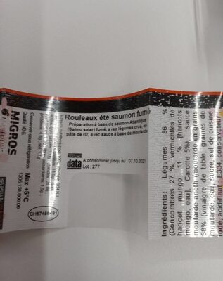 Rouleaux été saumon fumé