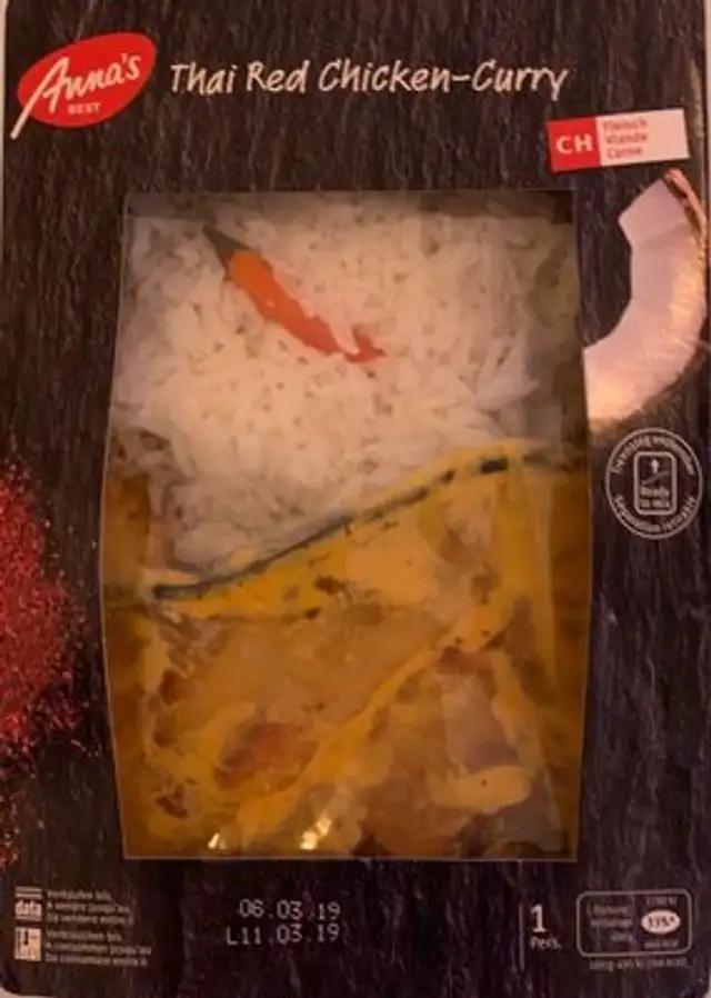 Thai Red Chicken-curry front packaging