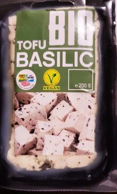 Bio tofu basilic front packaging