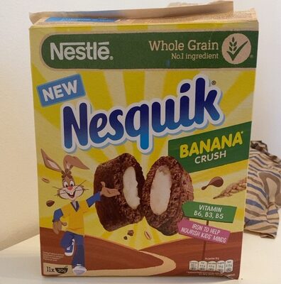 Nesquik banane crush front packaging