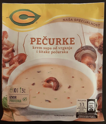 Krem supa od vrganja i šitake pečuraka