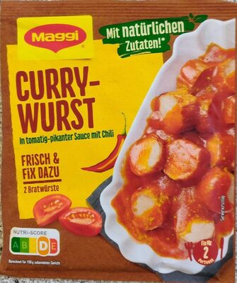 Maggi Curry Wurst Soße