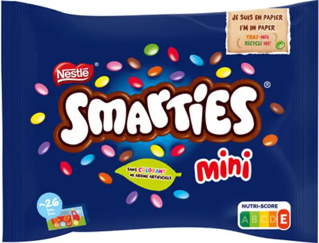 SMARTIES MINI sachet 375g front packaging