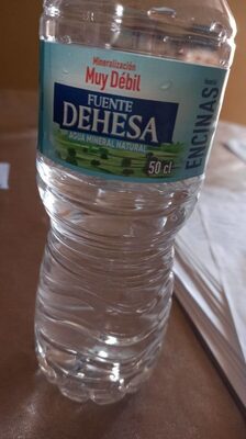 Agua mineral pequeña