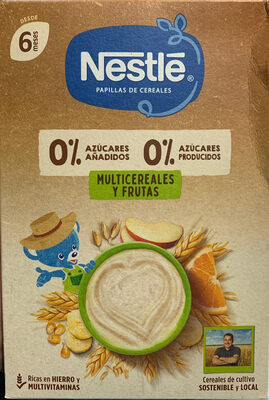 Papilla de multicereales y frutas