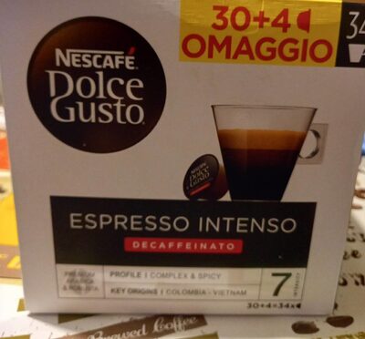 Espresso intenso decaffeinato