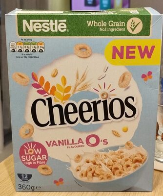 Cheerios Vanilla O's front packaging