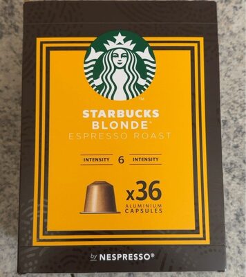 Starbucks Blonde Espresso Roast