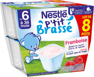 NESTLÉ P'tit Brassé Framboise 8x100g