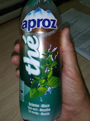 Aproz Thé Grüntee-minze front packaging