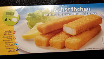 Bâtonnets de poisson front packaging