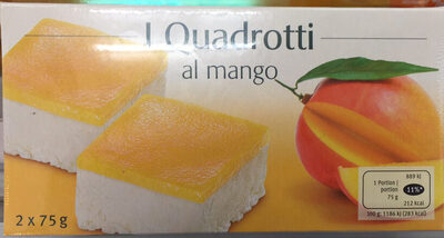 I quadrotti al mango