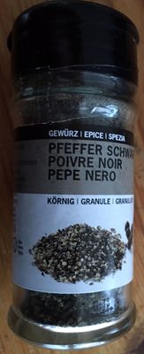 Pfeffer Schwarz körnig
