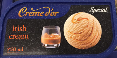 Irish cream front packaging