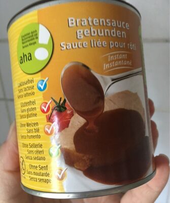 Sauce liée pour rôti front packaging