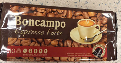 Boncampo Espresso Forte front packaging
