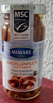 Filets d'anchois front packaging