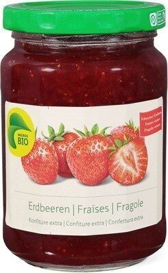 Bio Erdbeeren Konfitüre